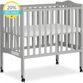 Convertible Lightweight Portable Crib with Playpen