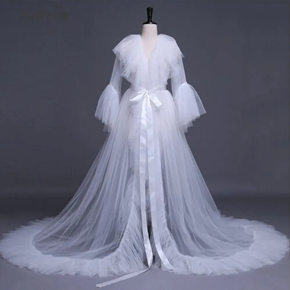 Sexy Long Tulle Dress Nightgown