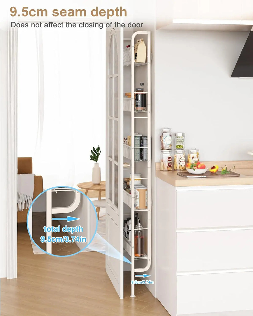5-Tier Shelf for Bathroom and Kitchen