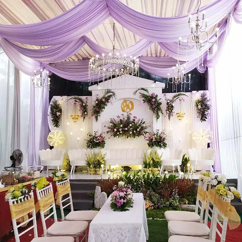 Wedding Chiffon Ceiling Drapes