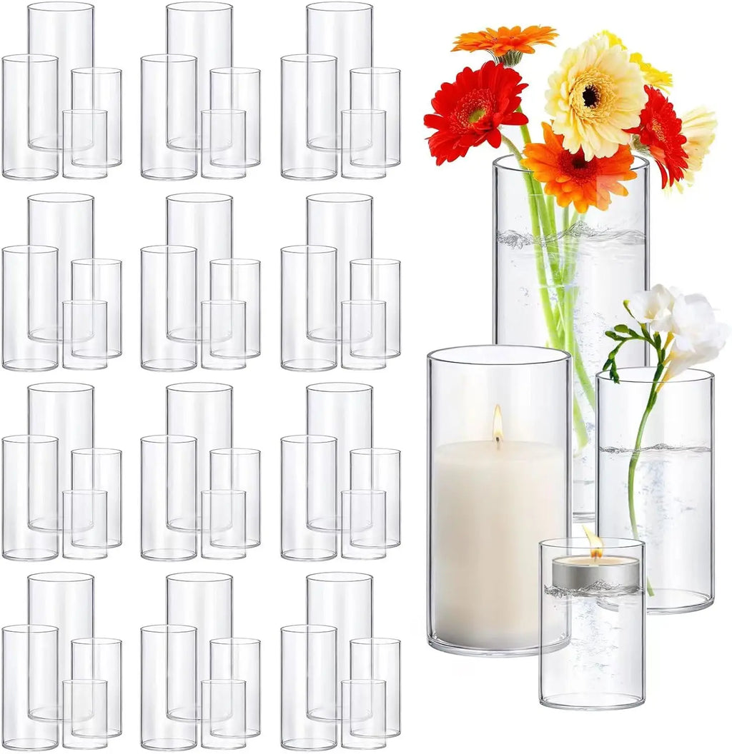 Hurricane Floating Candle Holder for Table Centerpiece