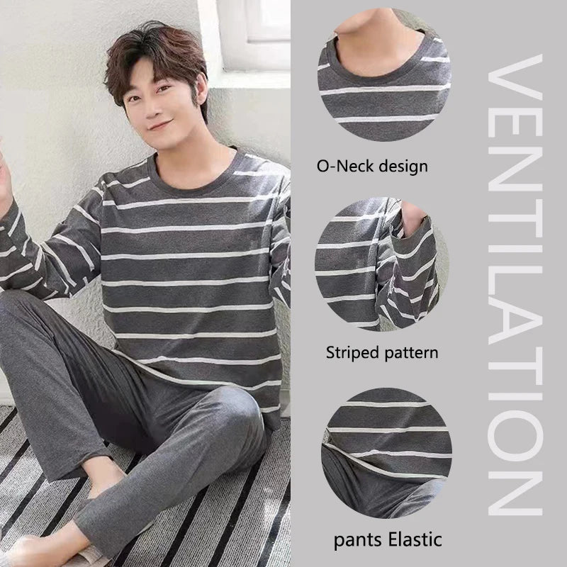 Men's Autumn Pajamas Set