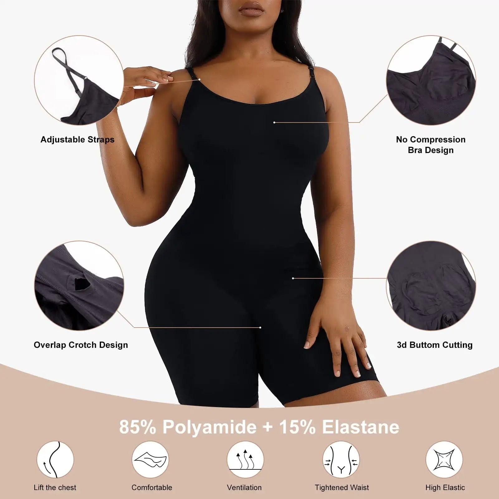 Seamless Shapewear Tummy Control