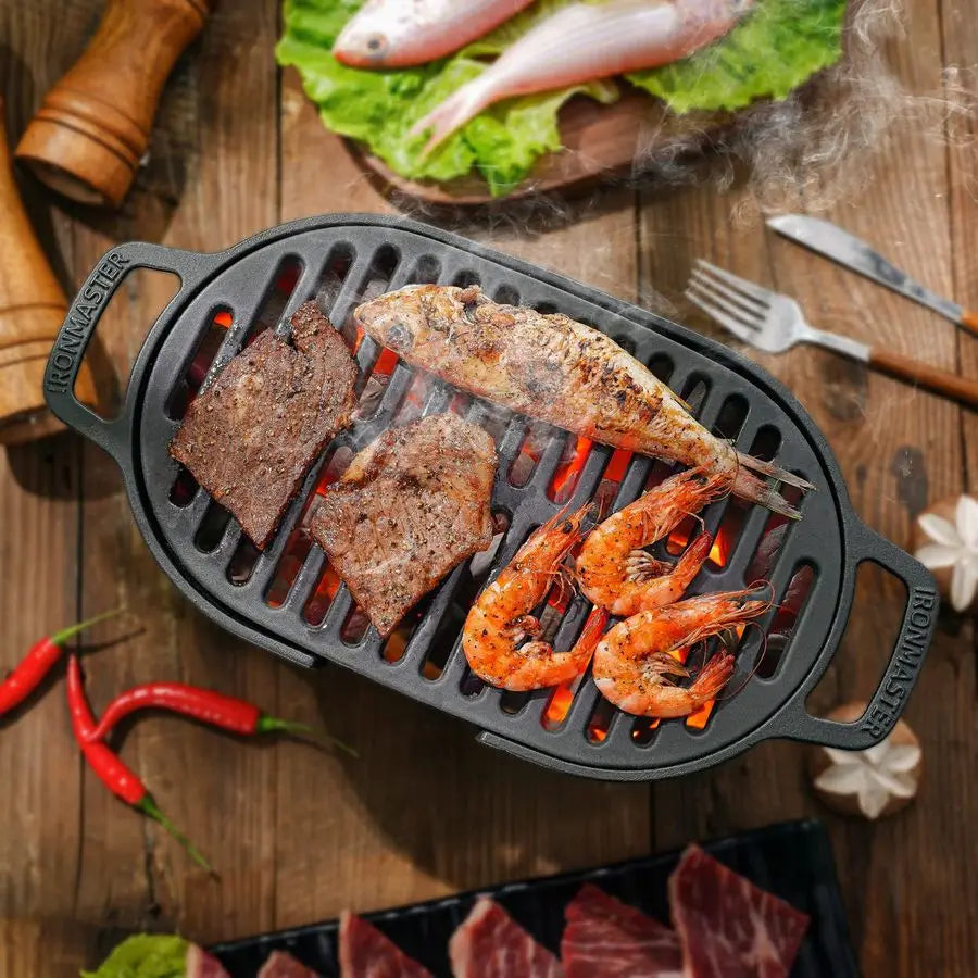 Cast Iron Hibachi Grill
