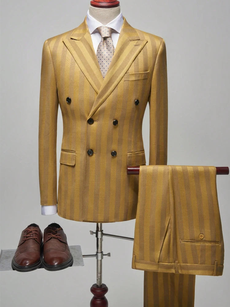 Men's  Double Breasted Suit