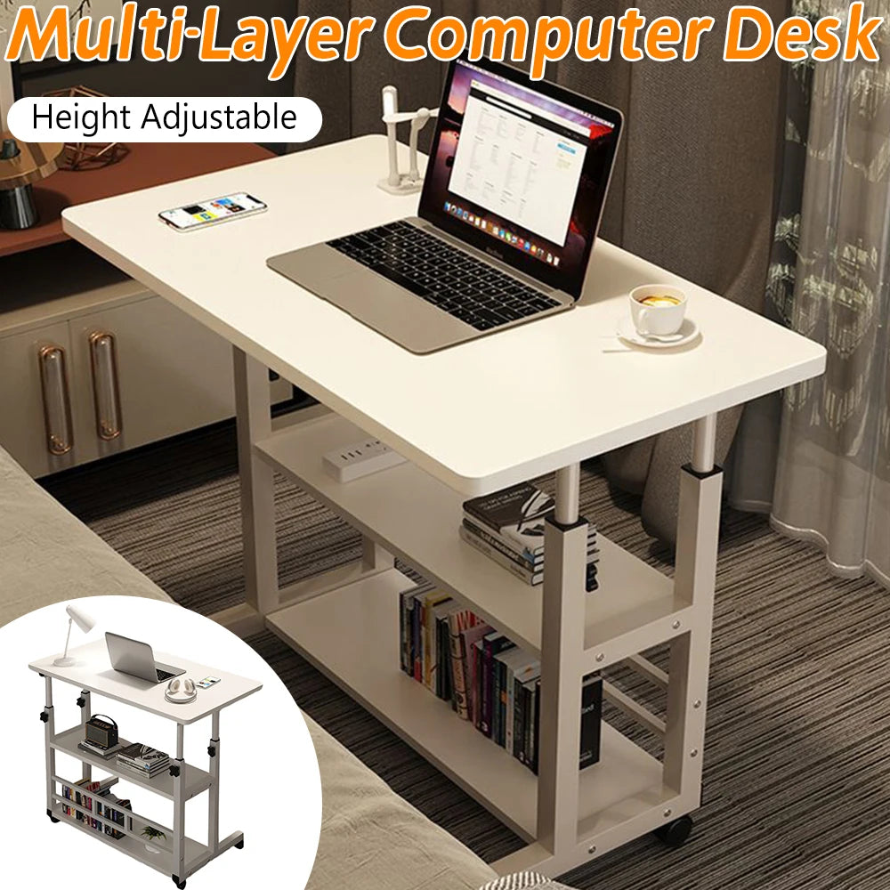 Multi-Layer Standing Desk Height Adjustable Computer Desk