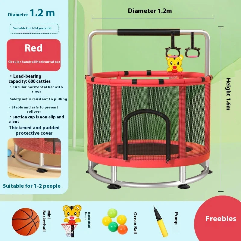 Children's Indoor Trampoline 3-10 Years