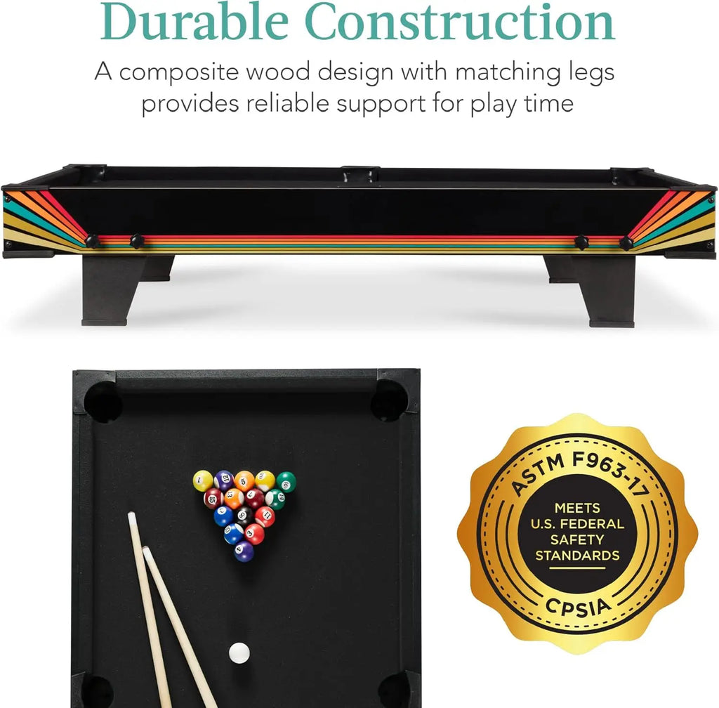 Tabletop Billiard 40 Inch Table Set