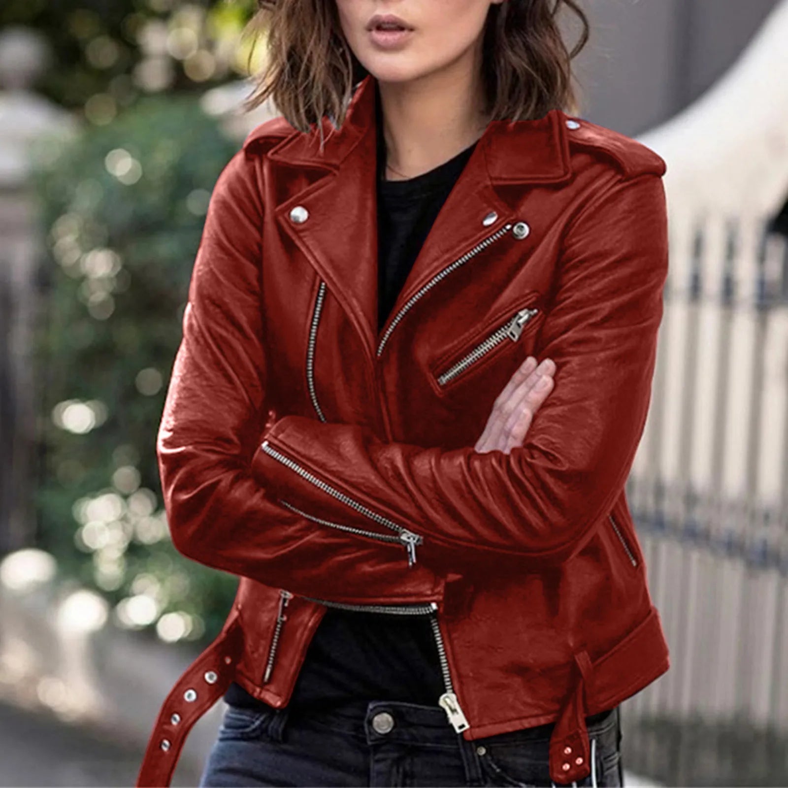Retro Biker Jacket