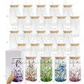 Double Walled 16 oz Cups 25 Pack with Bamboo Lids & Straws