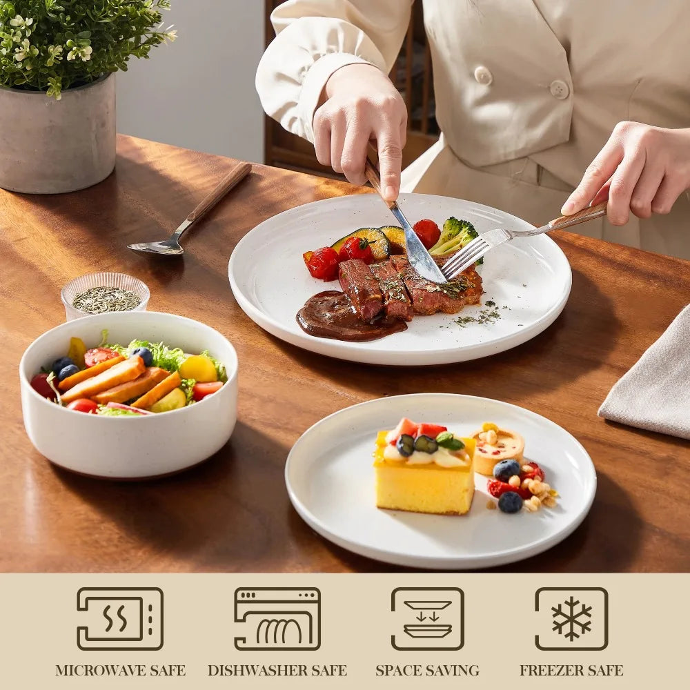 18 Piece Stoneware Dinner Set