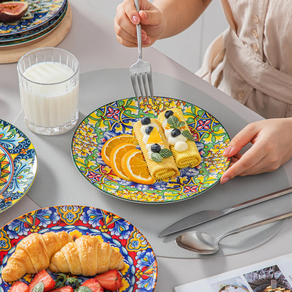 6/12 Piece Porcelain Dinner Plates