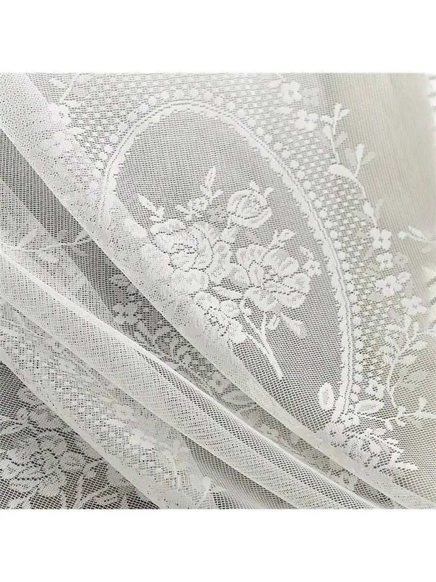 Elegant Balcony Sheer Lace  Curtains