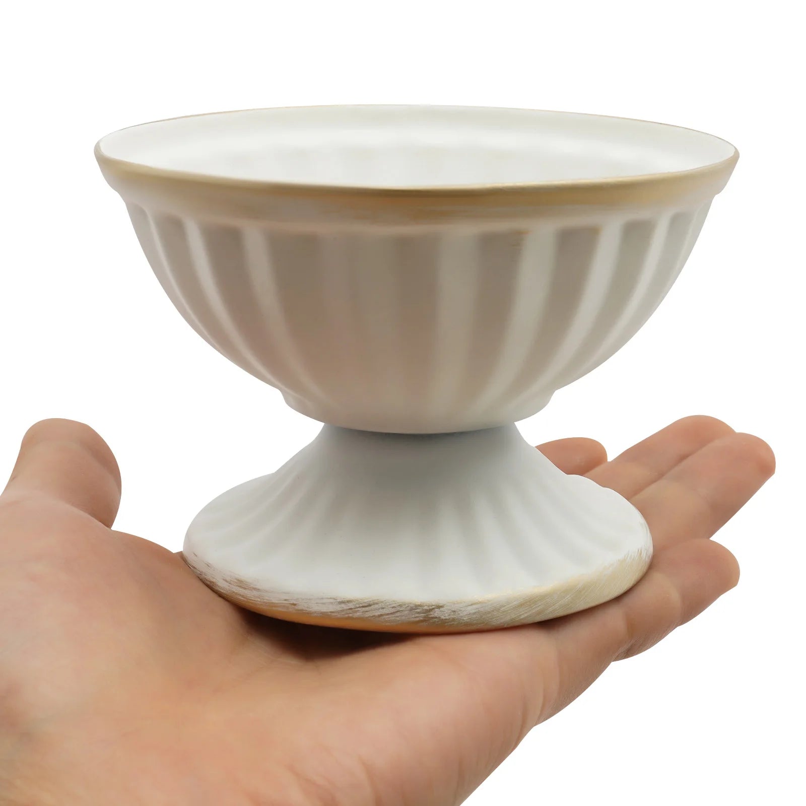 10 PCS - Mini Vase Golden Metal