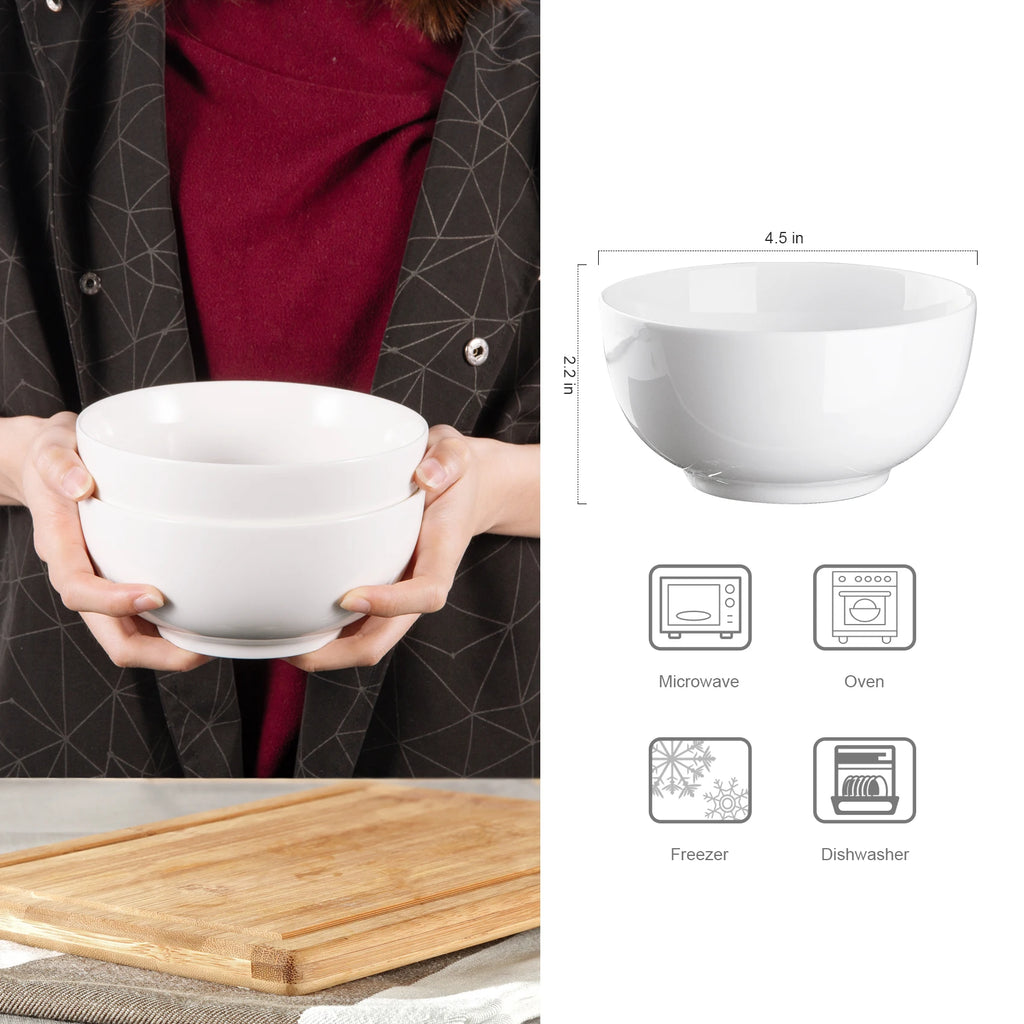 10 Ounce Porcelain Bowls