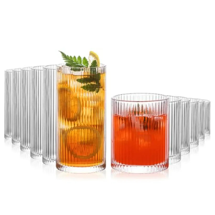 Entertaining 12 oz & 14 oz Glasses