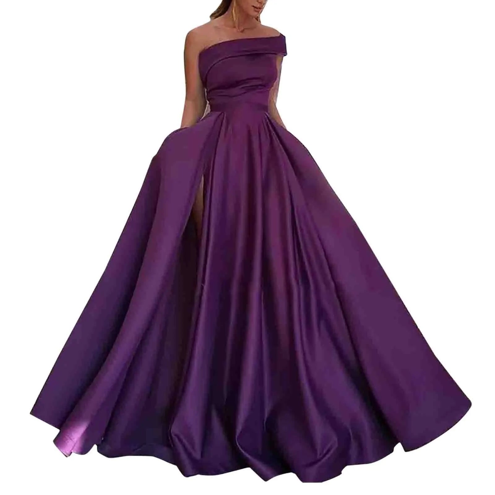 Satin Evening Gown