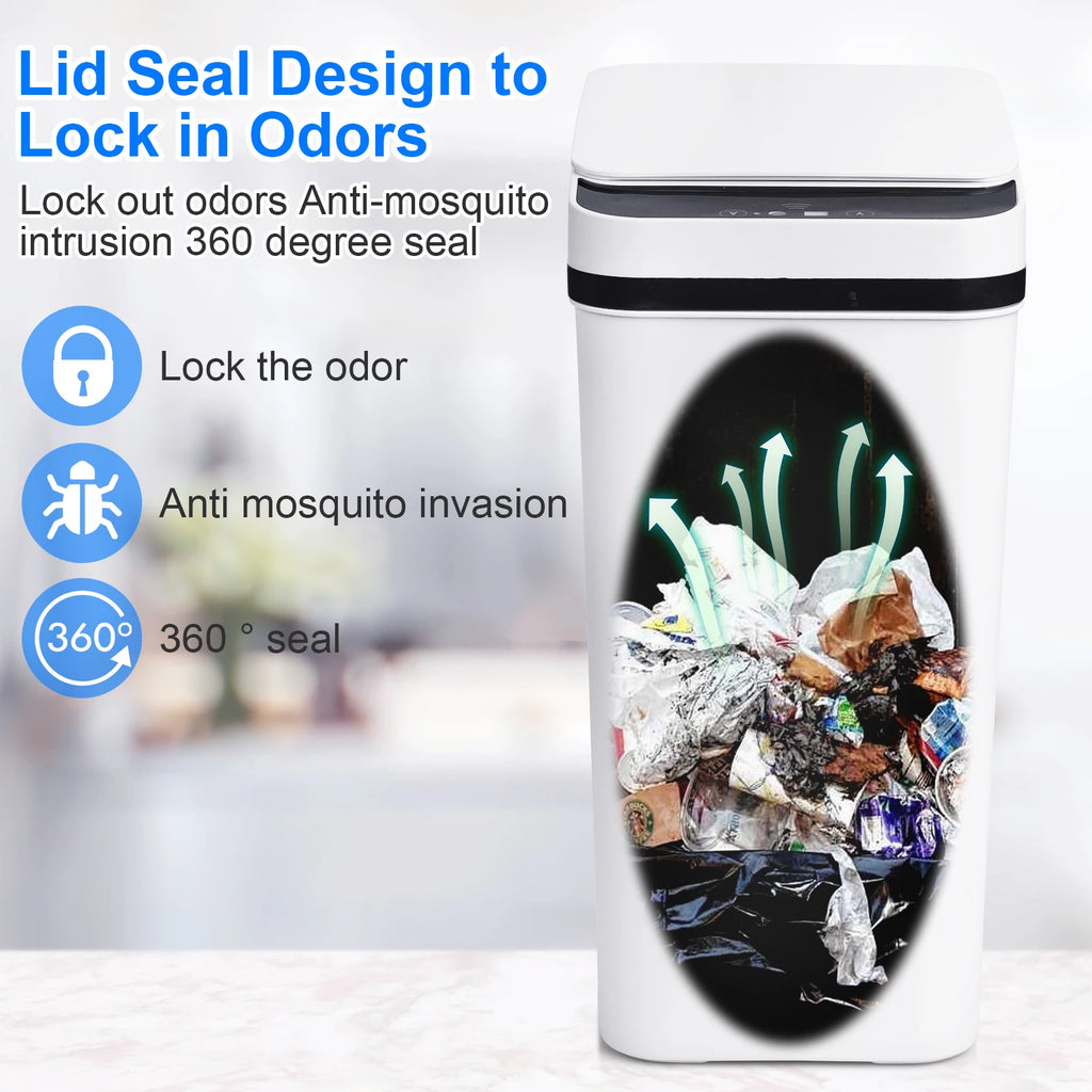 Touchless Motion Sensor Trash Cans