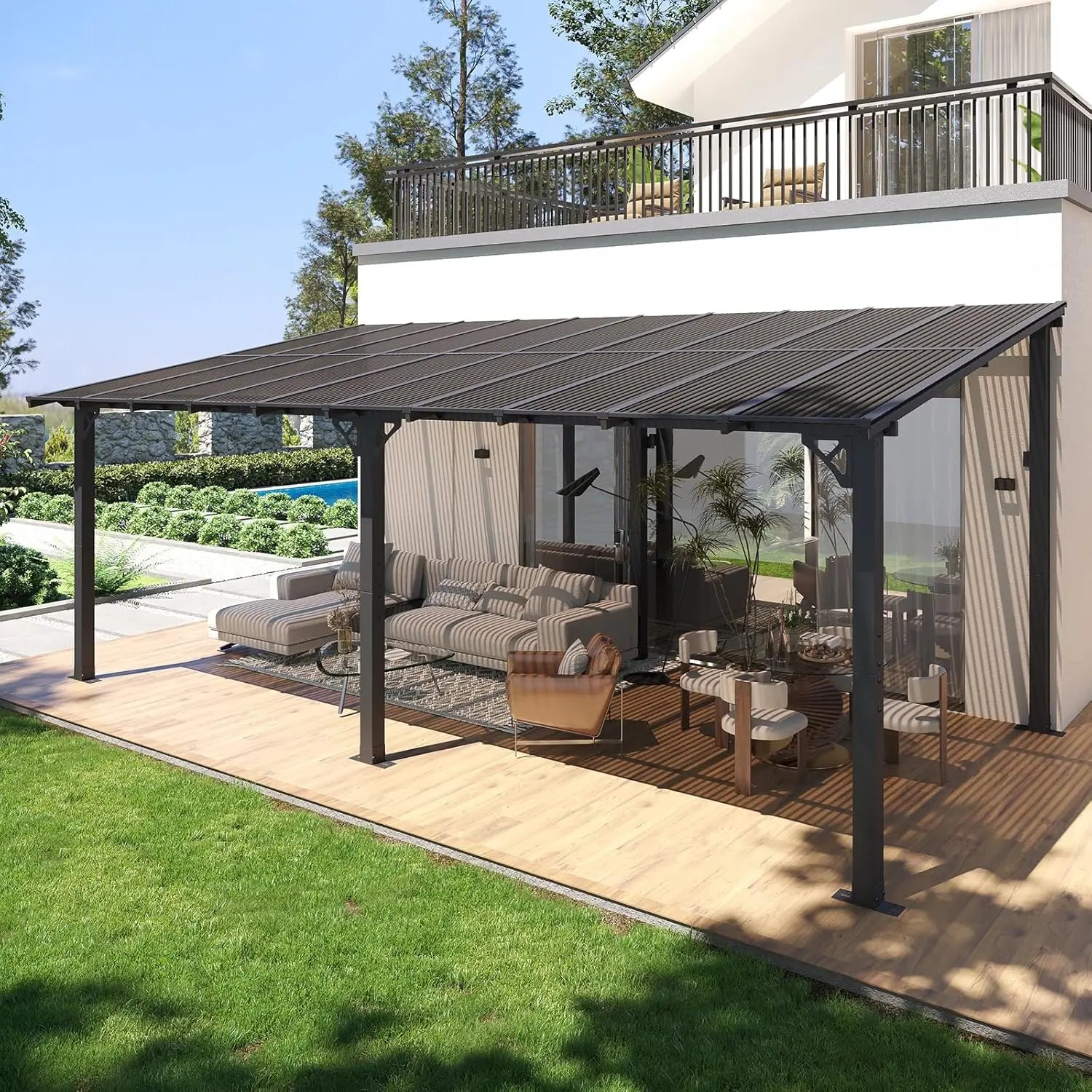 Large Wall Mounted Heavy Duty Awnings