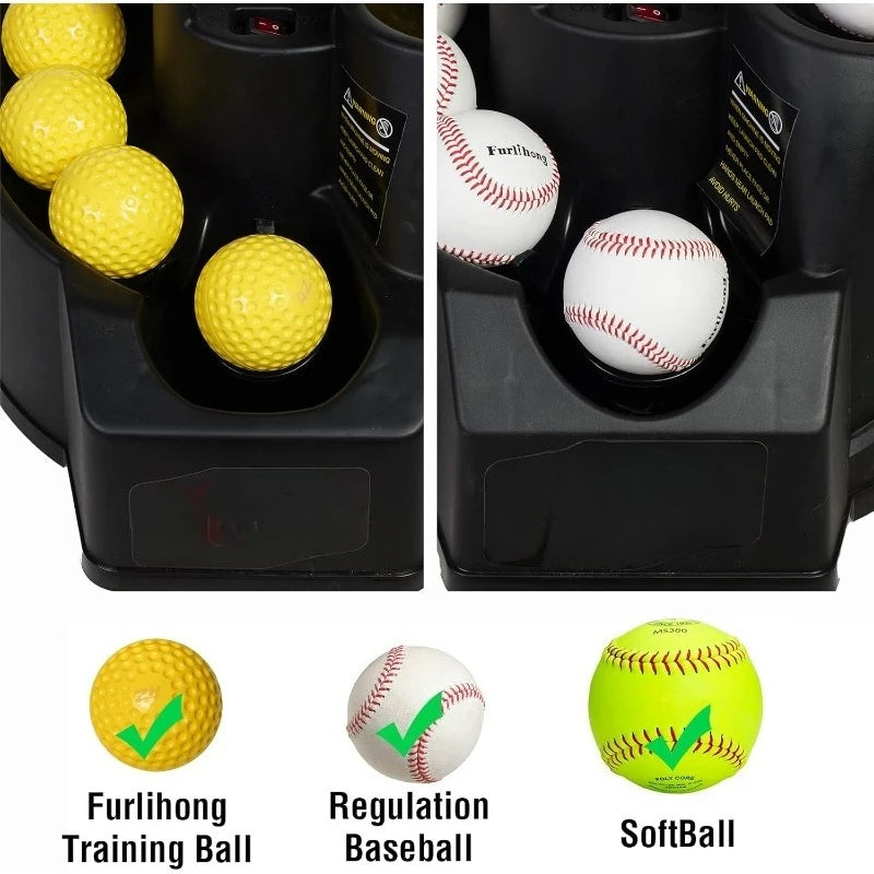 Rechargeable Baseball/Softball Toss Machine