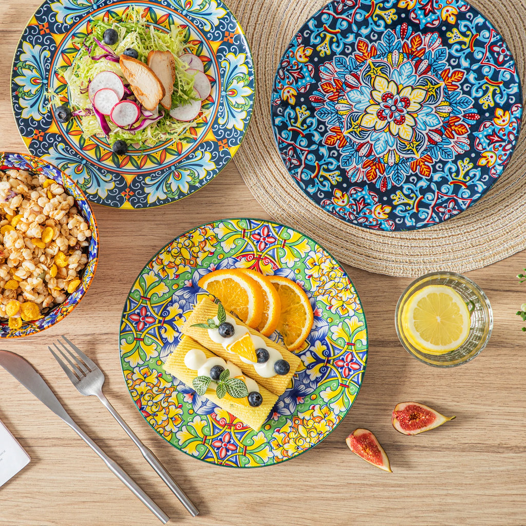 6/12 Piece Porcelain Dinner Plates