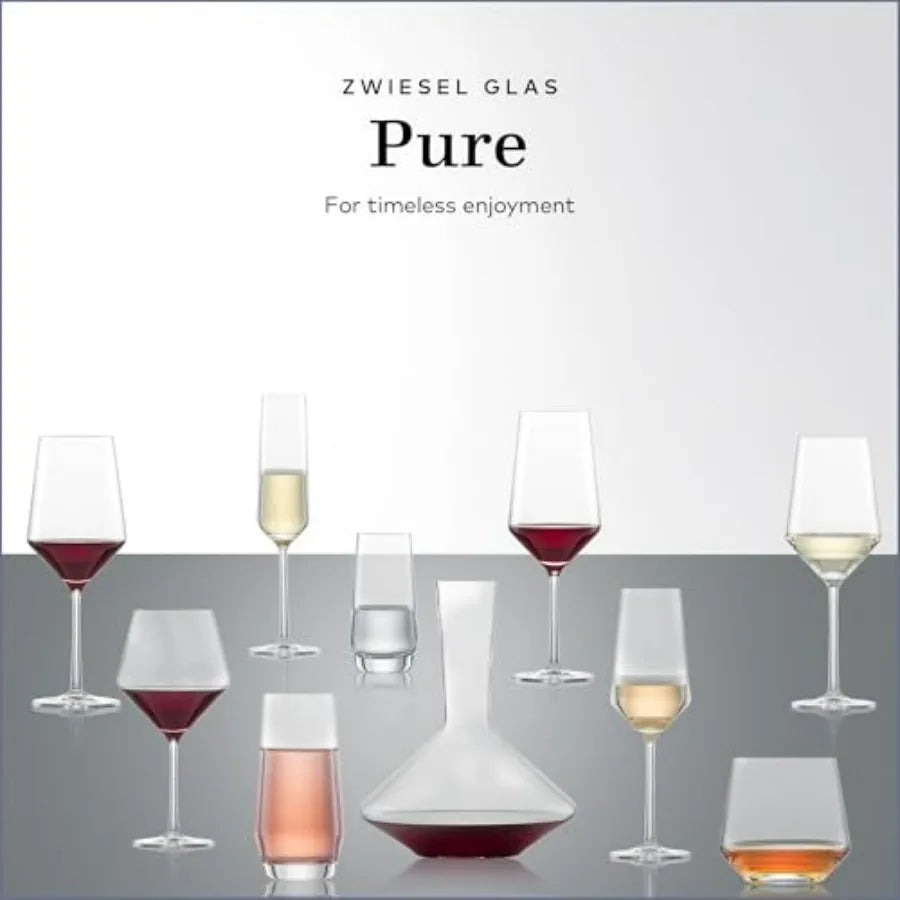 Elegant  Burgundy  Wine Glass Set of 6