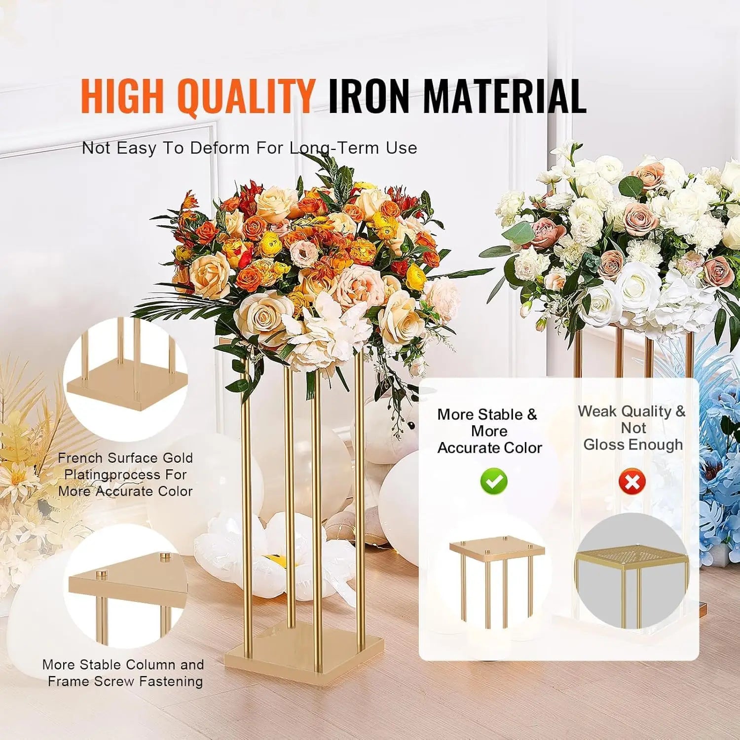 12Pcs, Centerpiece Flower Stand  For any Occasion