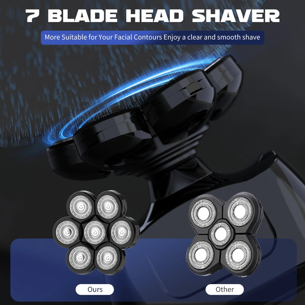 Multi-Functional Shaver for Bald Men