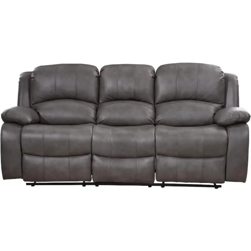 2PC Leather Air Reclining Sofa Loveseat Set