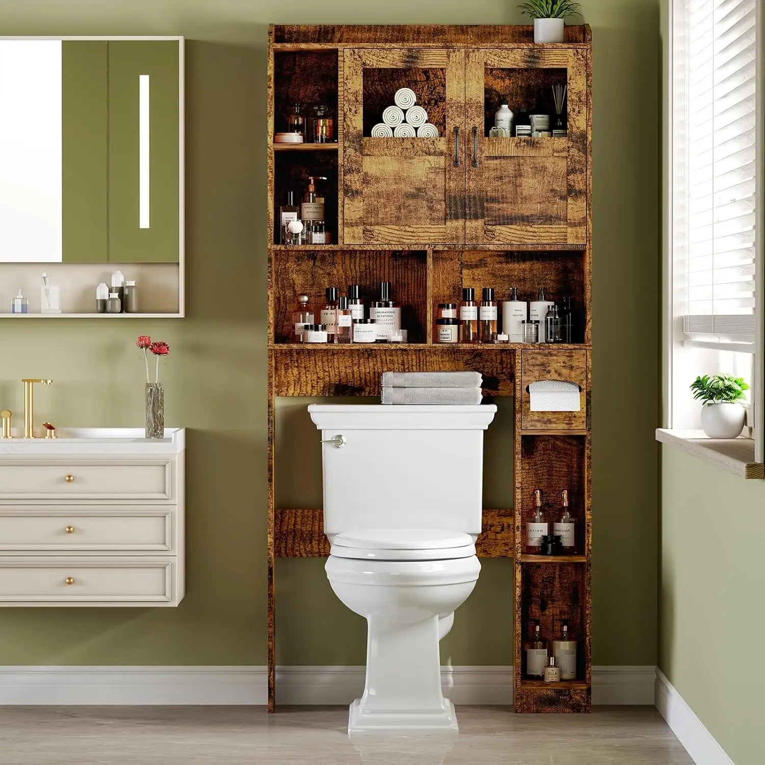 Bathroom cabinet over toilet
