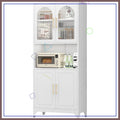 75" Tall  Cabinet with 4 Doors, Adjustable Shelves
