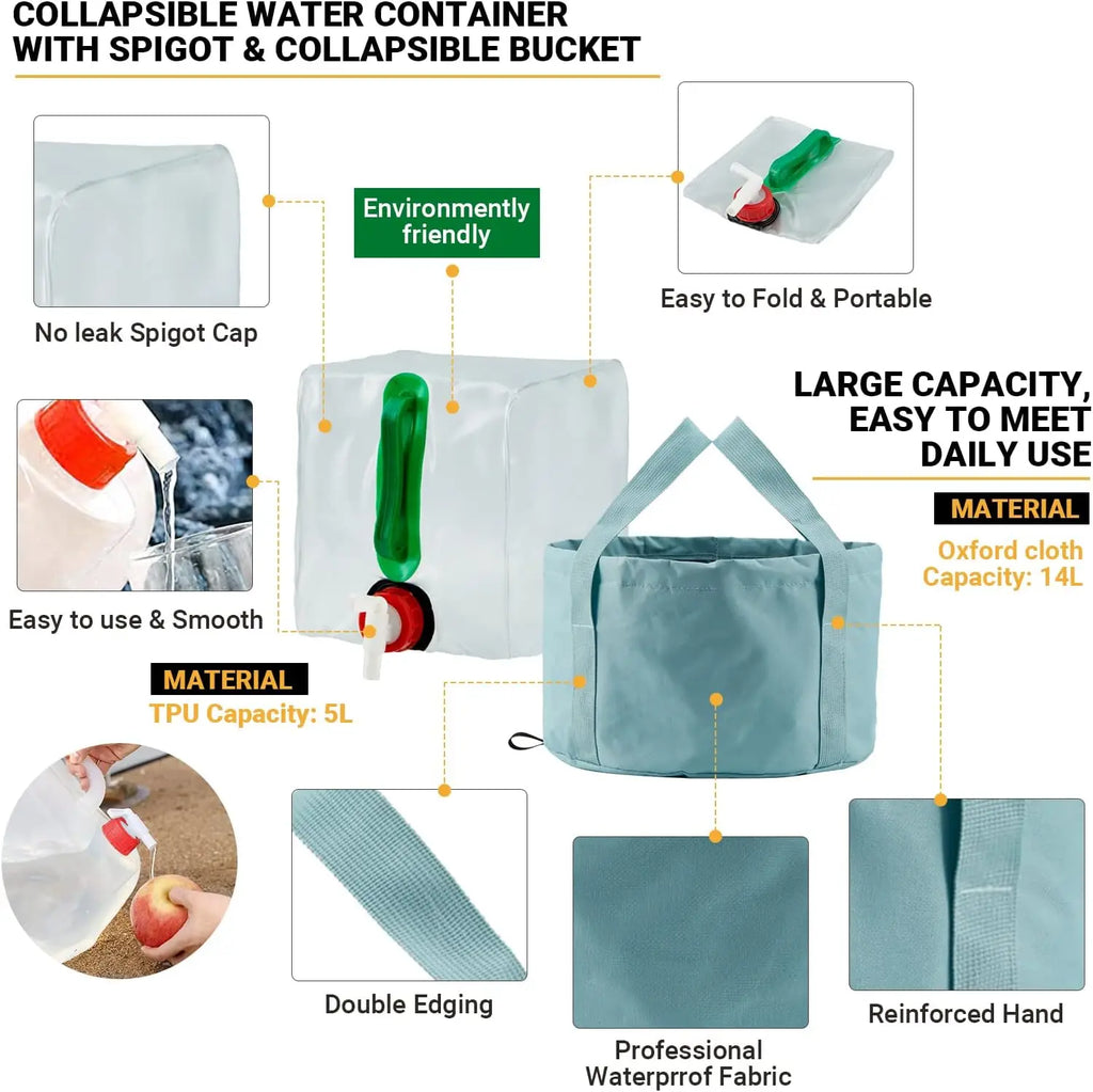 Camping 24 Pcs Cookware Set