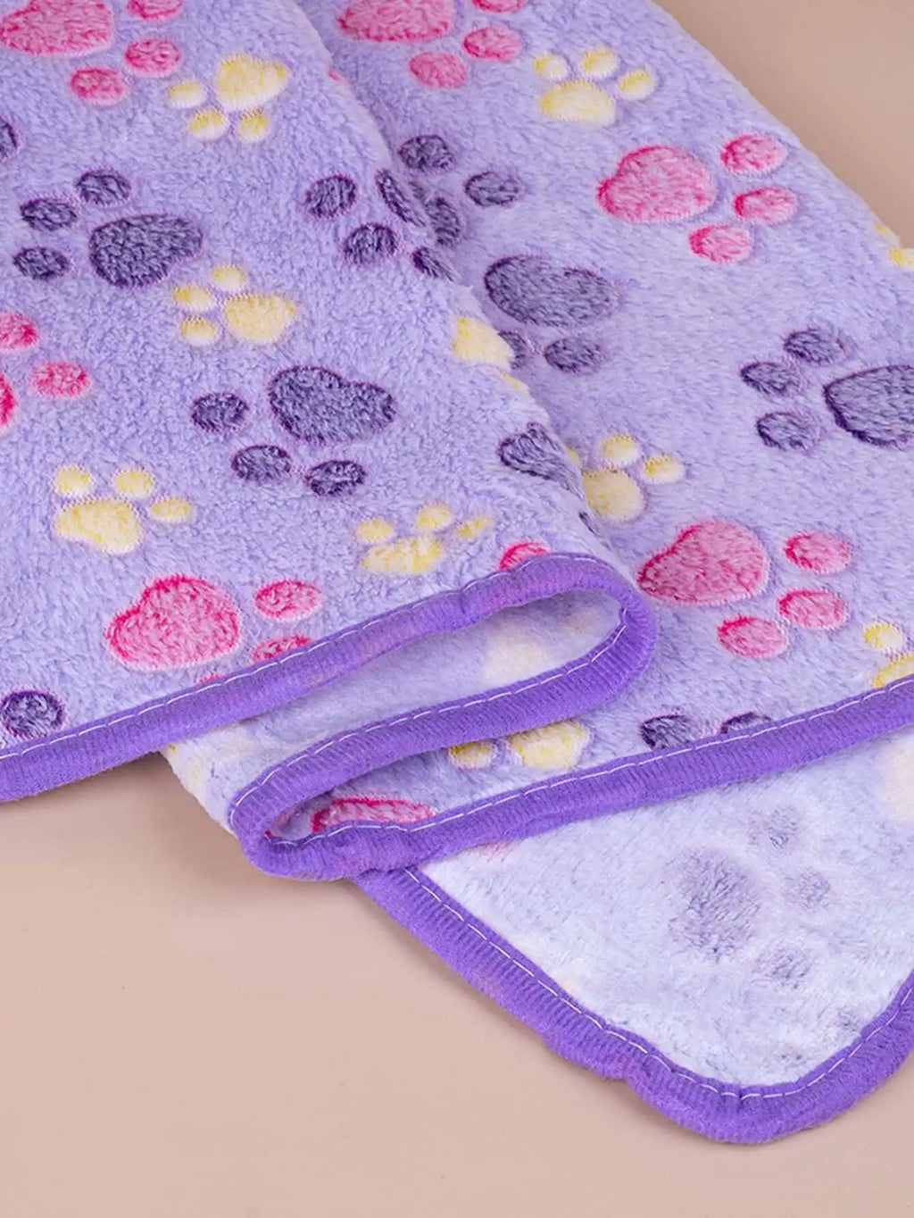 Soft Purple Fleece Blanket
