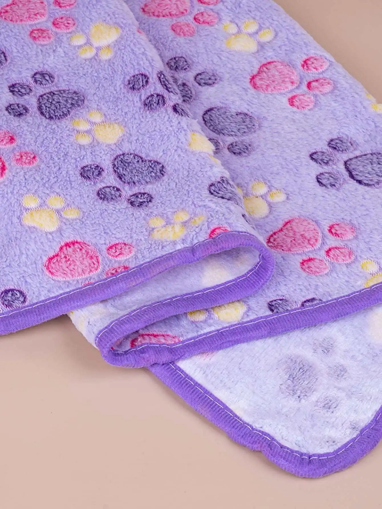 Soft Purple Fleece Blanket