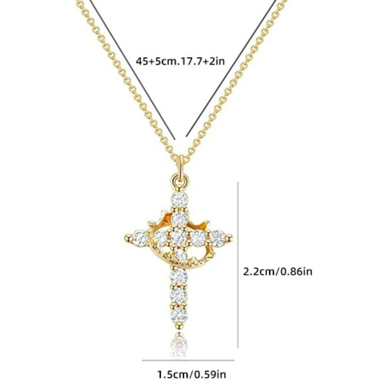 Light Luxury Cross Necklace