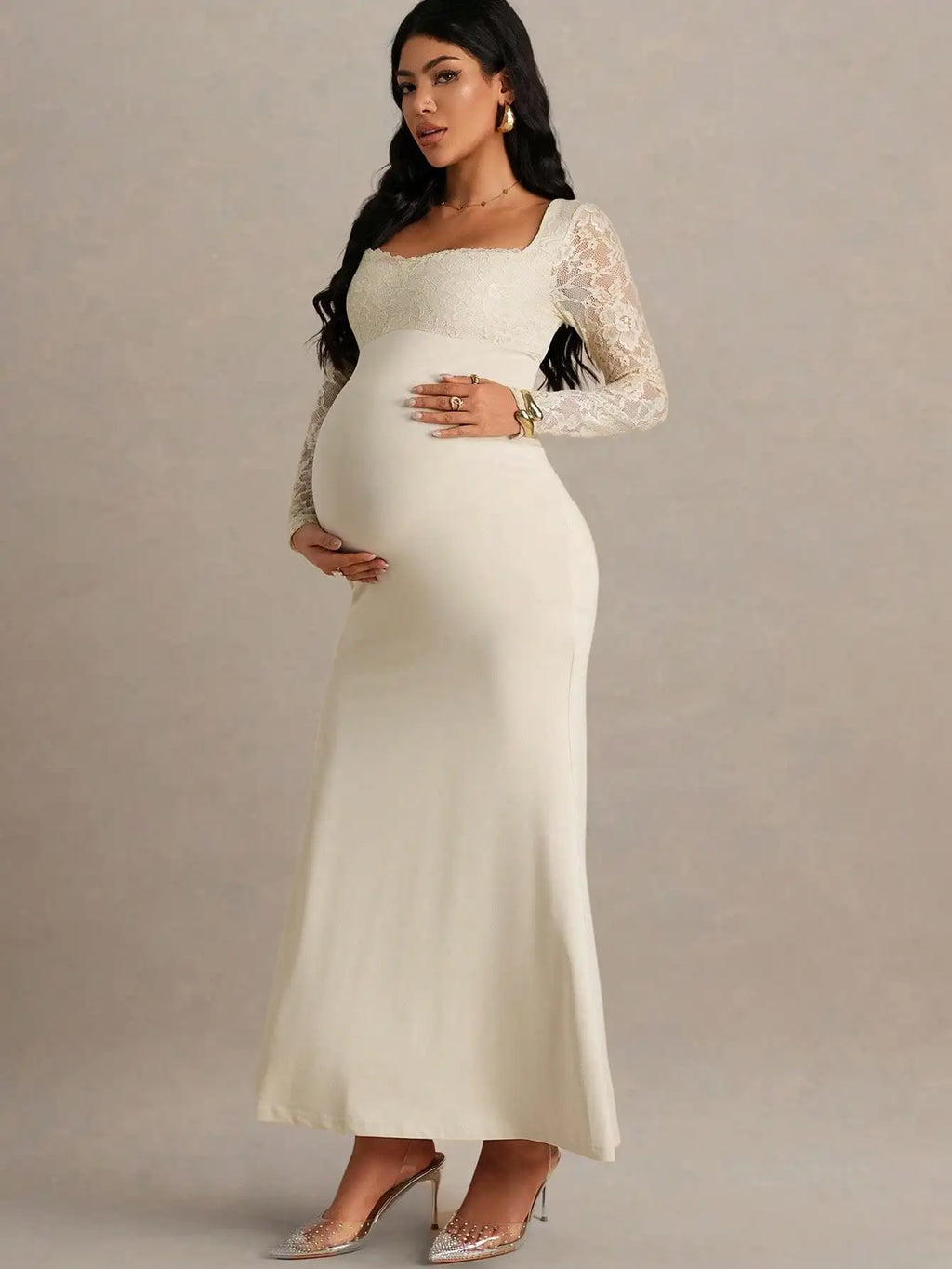 Elegant Maternity Gown