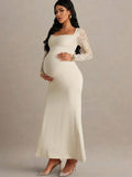 Elegant Maternity Gown