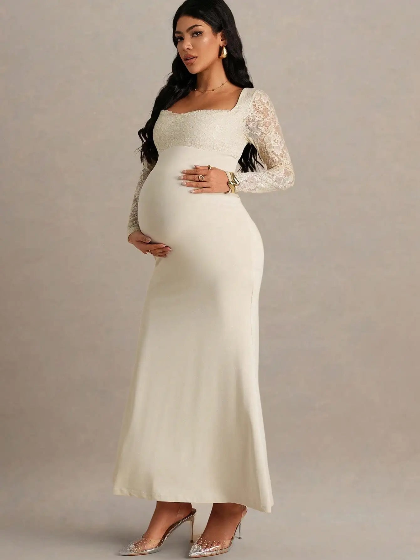 Elegant Maternity Gown