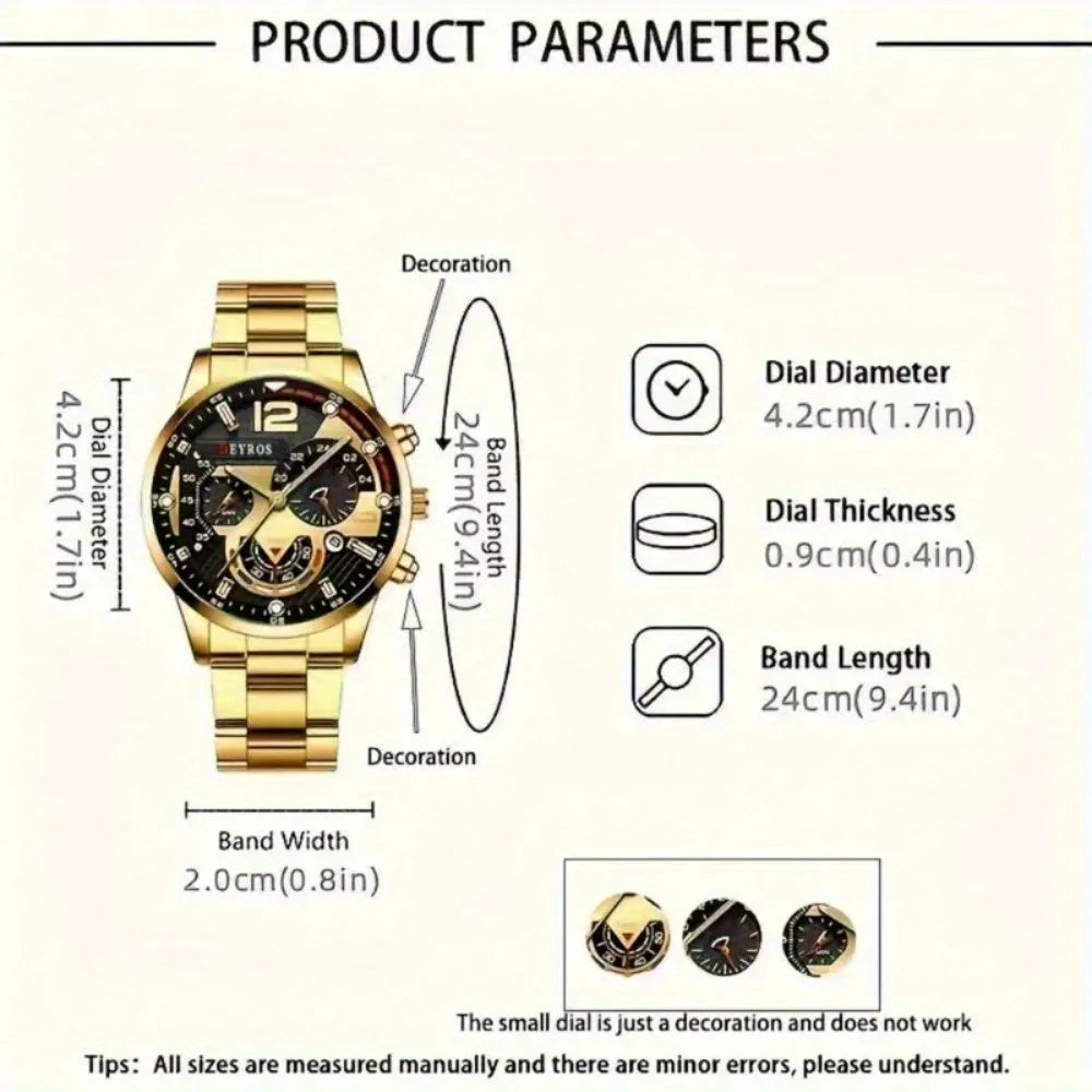 10pcs/set Men Watches Sets