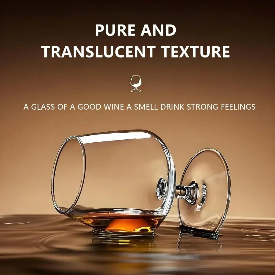 Crystal Snifter Glasses for Bourbon