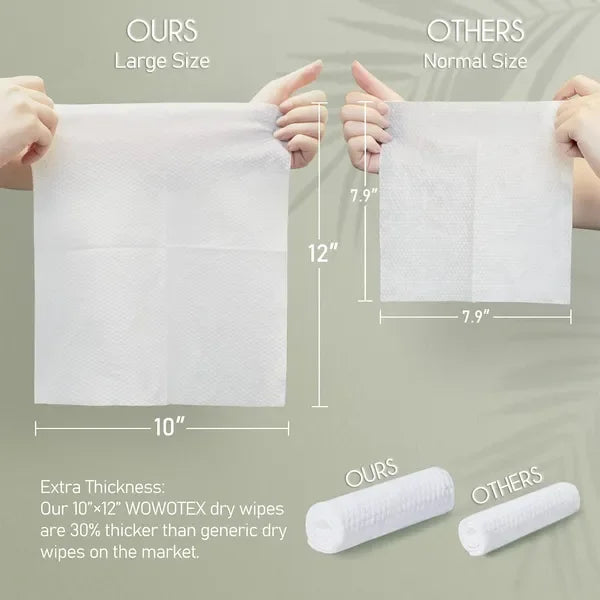 Biodegradable Disposable Face Towels 120 Count
