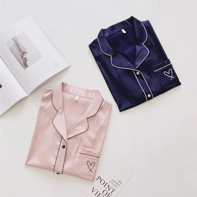 Summer Silk Pajamas