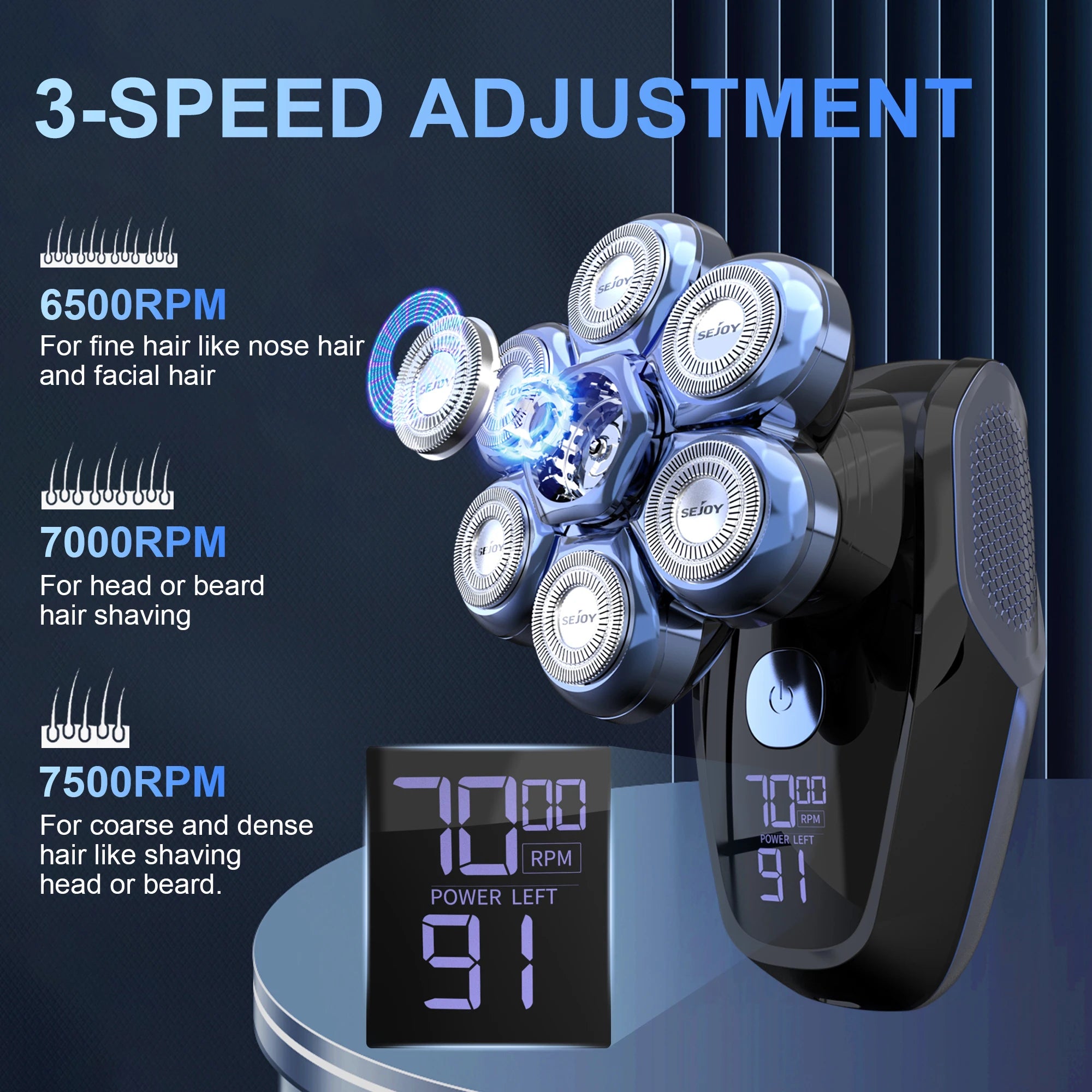 6-in-1 7D Head Shavers