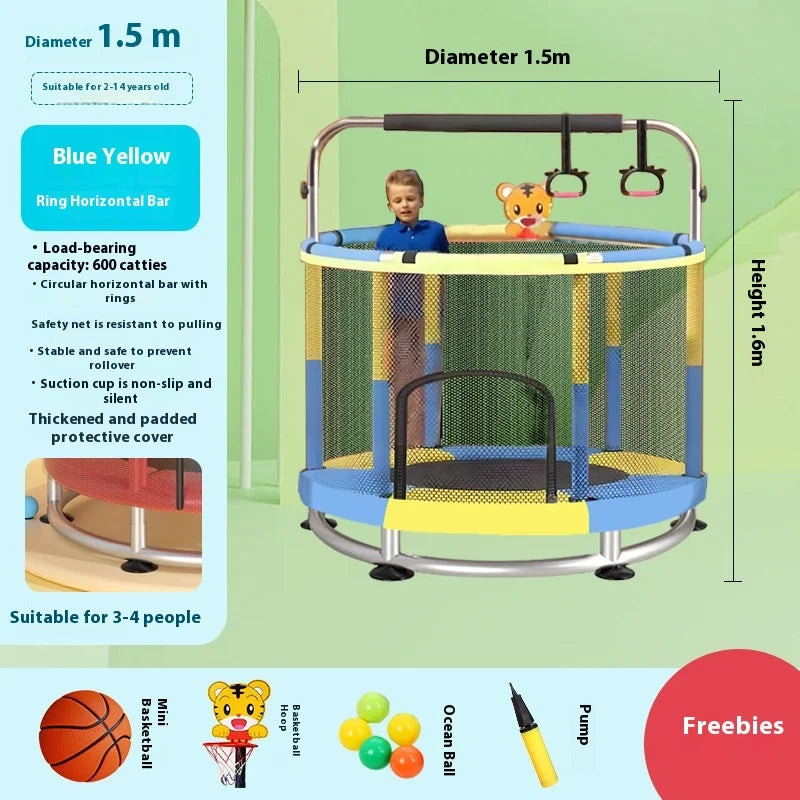 Children's Indoor Trampoline 3-10 Years