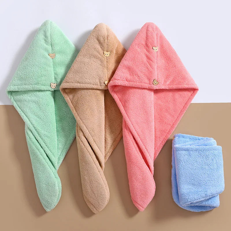 10Pcs Quick Dry Hair Quick Drying Microfiber Towels