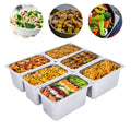 6 x 1/4 Size 6” Deep Stainless Steel Steamer Bins