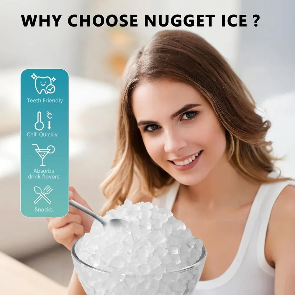 Portable Countertop Ice Maker 34lbs