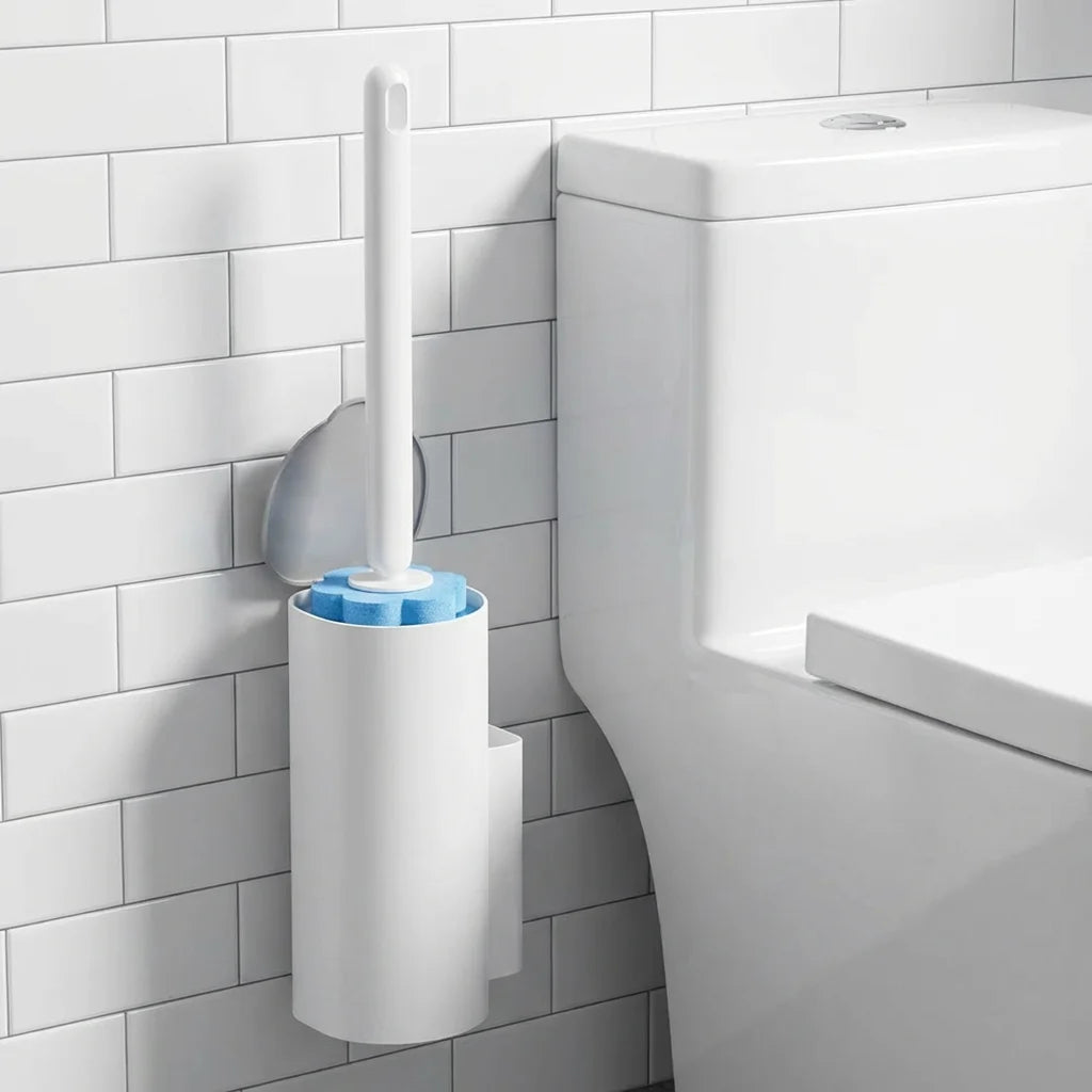 Disposable Toilet Brush & Holder Set