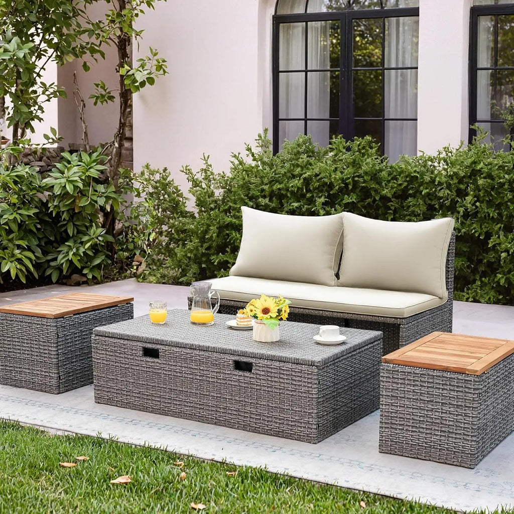 Relaxing Daybed Poolside