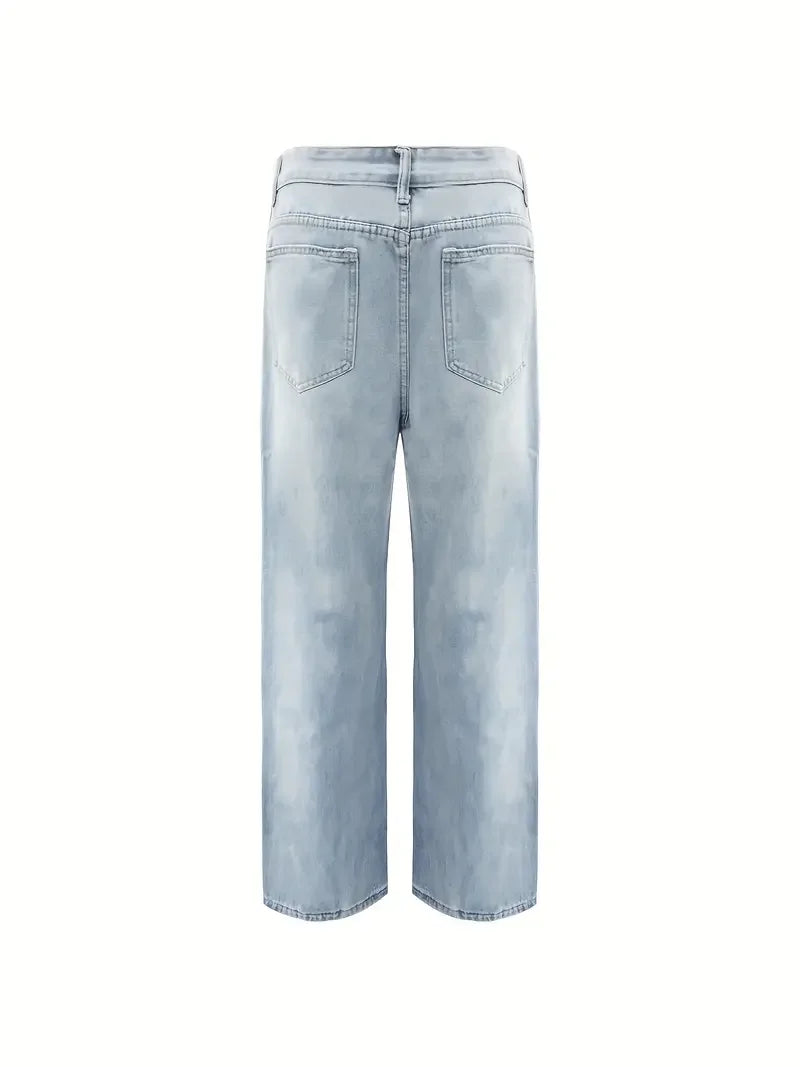Vintage Washed Blue Jeans